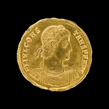 Goldmultiplum des Kaisers Constans