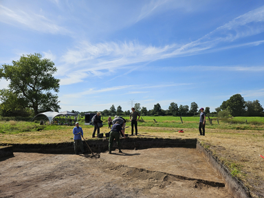 Ausgrabung in Hammah (Foto: Daniel Nösler, Lkr. Stade)