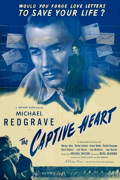 Filmplakat The Captive Heart (Quelle: https://alchetron.com/The-Captive-Heart-16078-W#-)