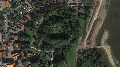 Die Horneburg im Luftbild